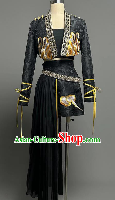 National Trend Dance Costumes Chinese Style Performance Costumes Classical Korean Dance Jazz Dance Suits Costumes Stage Performances