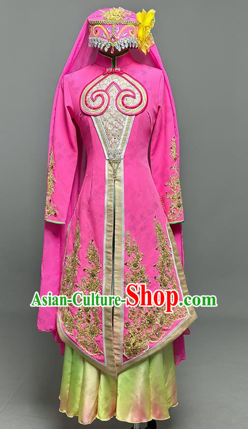 Xinjiang Uyghur Dance Costumes Ethnic Minority Costumes Stage Performance Costumes Hui Girls