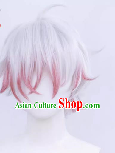 Identity V Patient Rare Medical Record Cos Wig Call of The Abyss White Layered Red