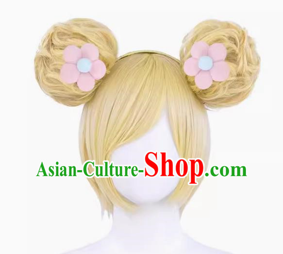 Little Flower Fairy Xia Anan Cos Wig Flower God Hair Accessories Big Hair Bag Flower Fairy Magic Envoy