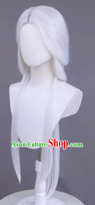 Cos Wig Jade Sword Legend White Style