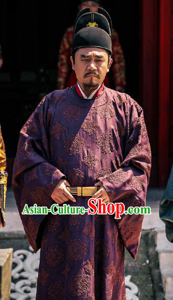 Chinese Ancient Majesty Clothing Historical TV Series The Imperial Age Ming Dynasty Emperor Hongwu Zhu Yuan Zhang Costumes