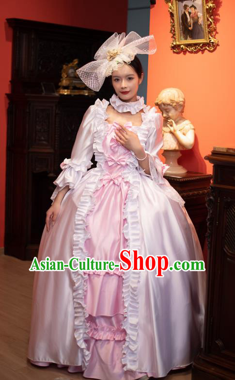 European Medieval Retro Court Dress Rococo Period Aristocratic Princess Long Dress Stage Clothing