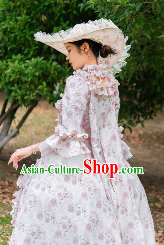 European Style Court Dress European th Century Retro Aristocratic Dress Princess Clothing Drama Costume