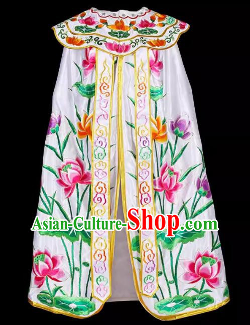 White Guanyin Bodhisattva Lotus Buddha Robe God Statue Cloak Lotus Shawl Temple Buddha Large Buddha Robe