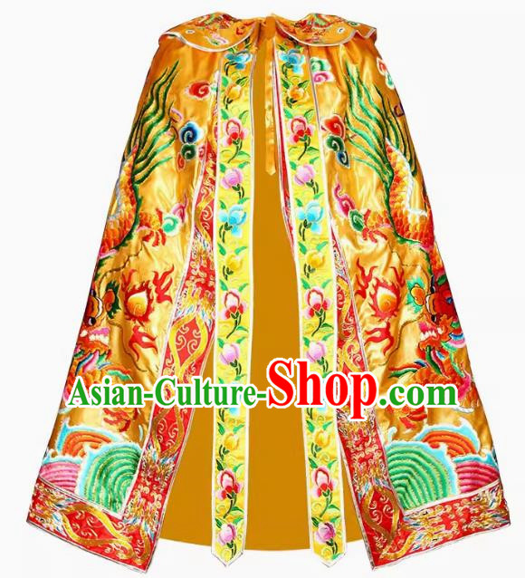 Golden Jade Emperor God 1.5 Meter Statue Large Cloak Buddhist Temple Decoration Buddha Statue God Embroidered Dragon Shawl Double Dragon Robe