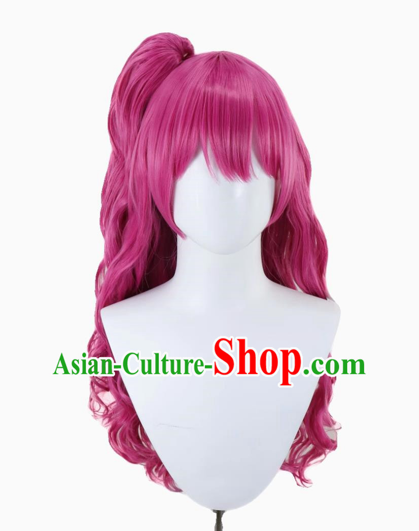 Cosplay Fake Hairy Dream Girl Qiao Kexing Cos Wavy Curly Hair Custom Wig
