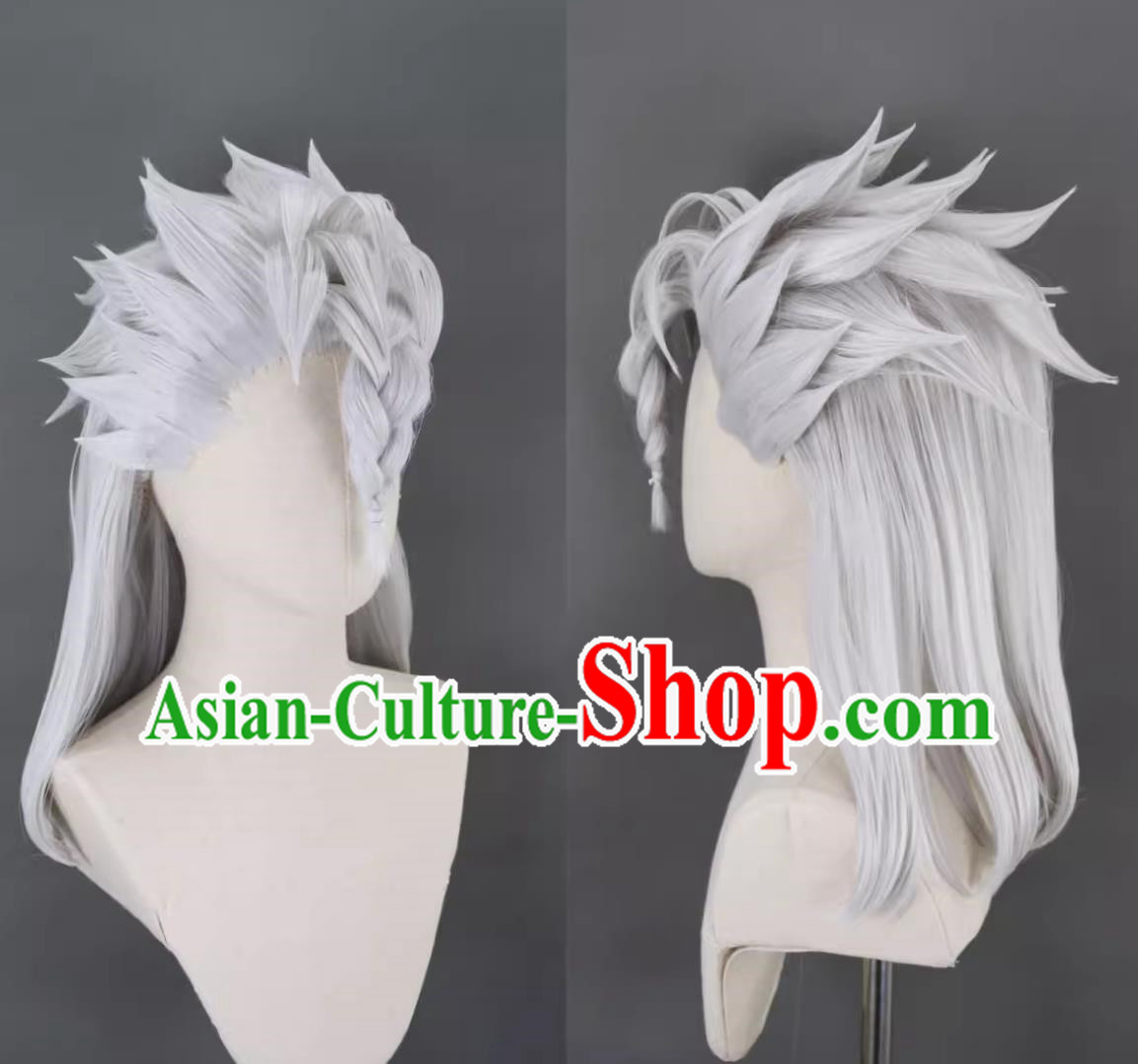 Cosplay Wig Black Five-Leaf Clover Cos Nozel Hilba Four-Leaf Clover Nozel Leader