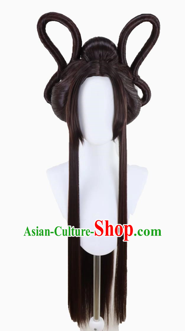 Cosplay Fake Hair Three Kingdoms Killing Diao Chan Cos Ancient Style Female Style Custom Wig