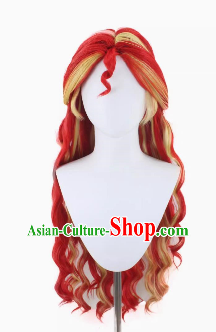 Cosplay Fake Fur My Little Pony My Little Pony Country Girl Sunset Shimmer Cos Custom Wig
