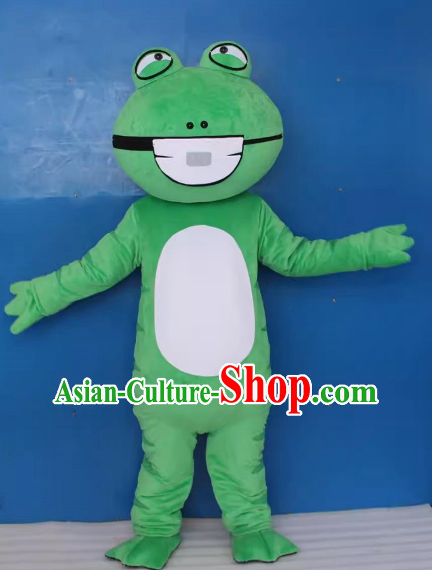 Frog Doll Costume Doll Outfit Cotton Jumpsuit Doll Props Beautiful Frog Fish Bbq Mascot Walking Outfit