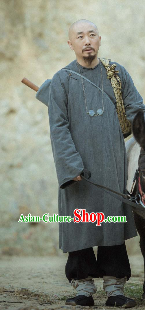 China Ancient Qing Dynasty Scholar Costumes Historical Drama The Long River Xu Qian Xue Clothing