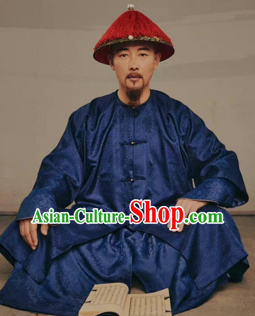 China Historical Drama The Long River Emperor Kangxi Garment Costumes Ancient Qing Dynasty Informal Clothing