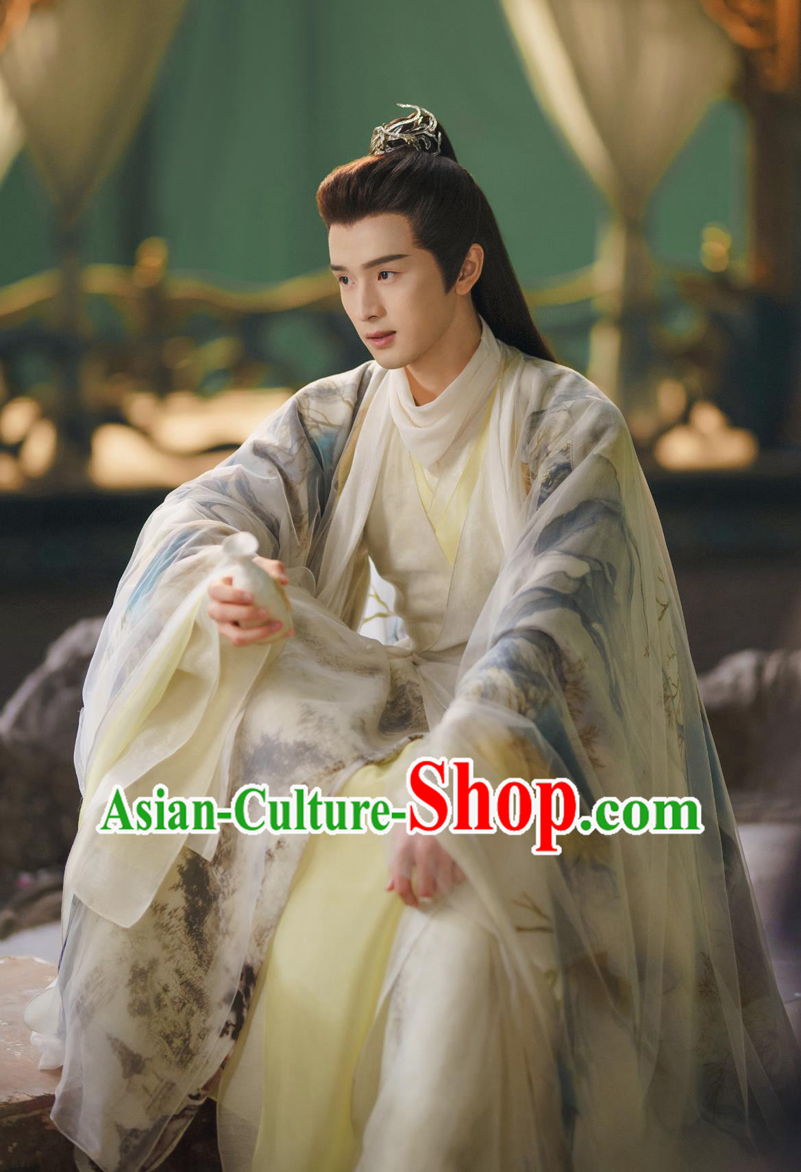 Costume Drama Love You Seven Times Immortal Xiu Ming Garments China Ancient Royal Prince Clothing