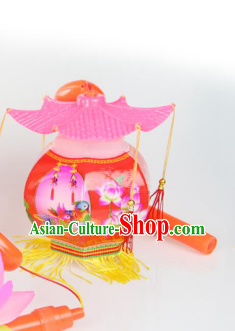 Asian Portable Palace Lantern Chinese Musical Lamp Traditional New Year Lantern