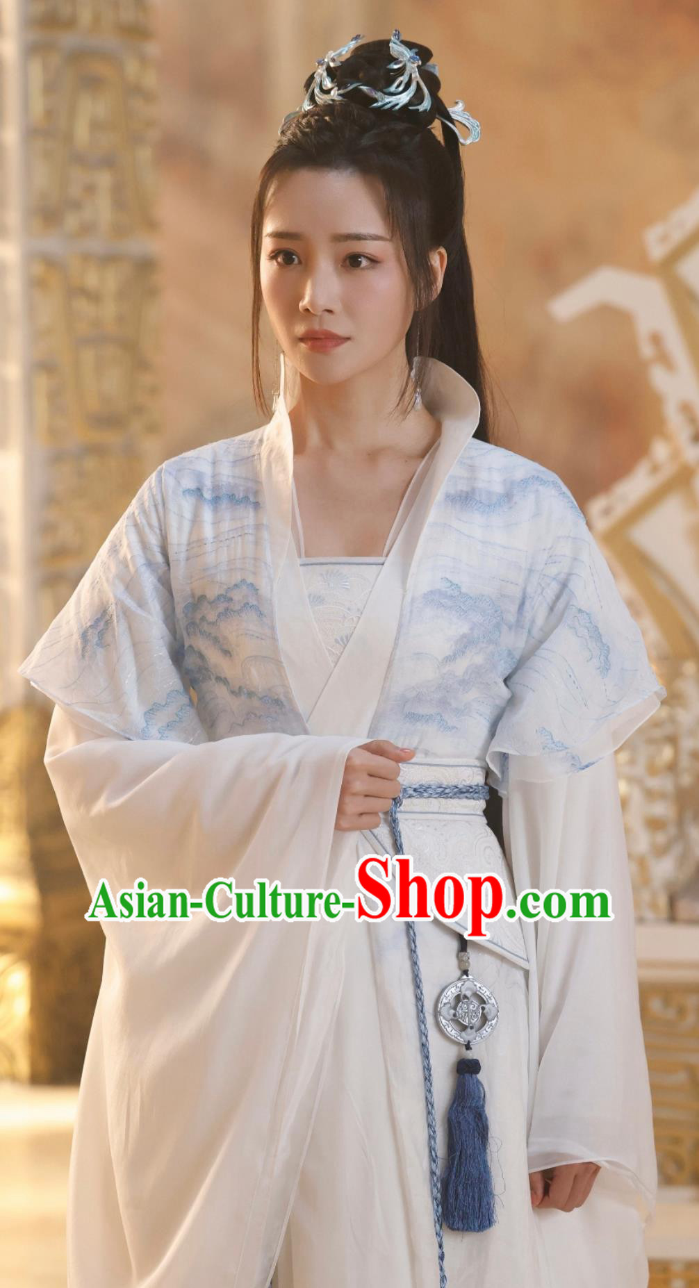 Chinese Ancient Swordswoman Master Clothing 2024 Xian Xia TV Series Sword and Fairy 4 Goddess Costume