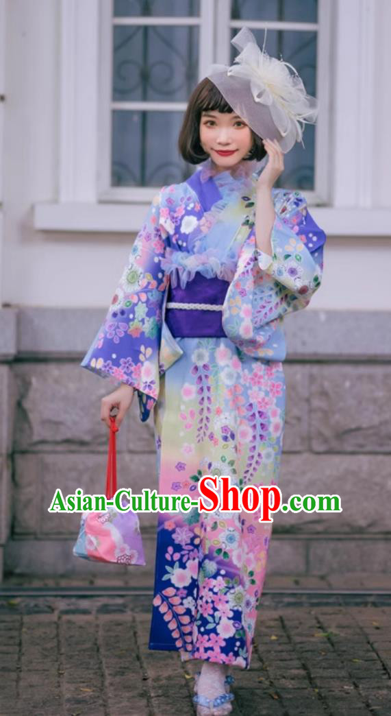 Japanese Taisho Style Kimono Improvement Dress