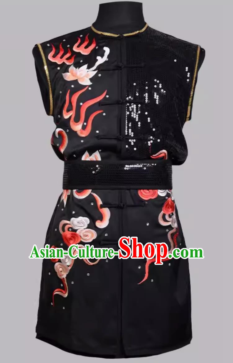Martial Arts Wear New Sleeveless Nanquan Suit Men Practice Competition Wear
