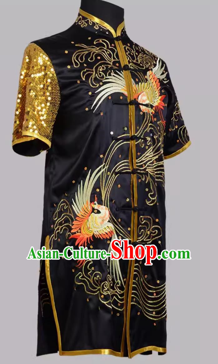 Martial Arts Uniforms New Embroidered Crane Colorful Adult Children Men And Women Competition Performance Uniforms Team Practice Uniforms
