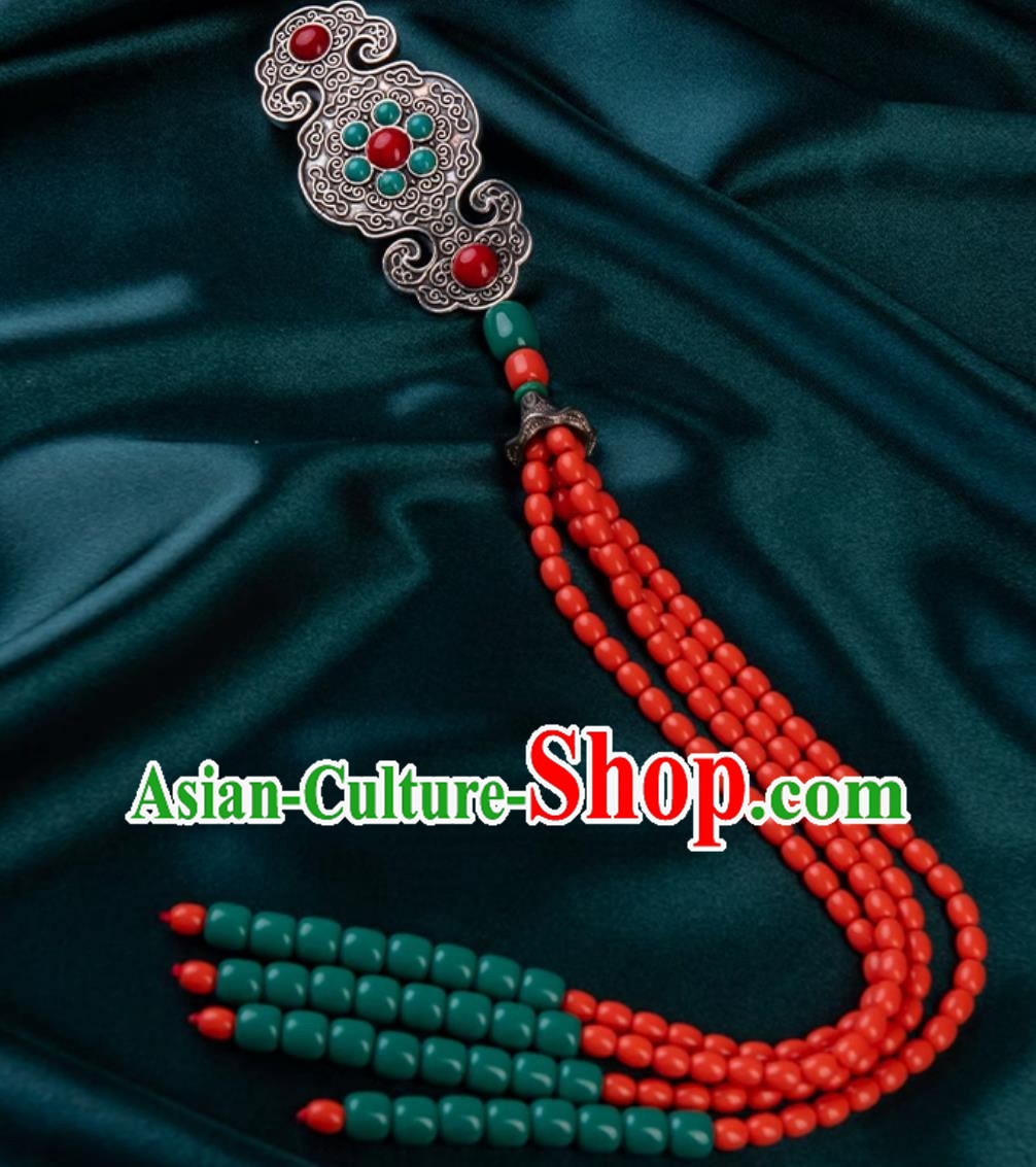 Ethnic Mongolian Necklaces Jewelry Exotic Clothing Hangings Handmade Creative Beads Clothing And Accessories