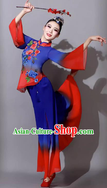 Yangko Costume Classical Dance Clothing Performance Costume Female Fan Dance Outfit