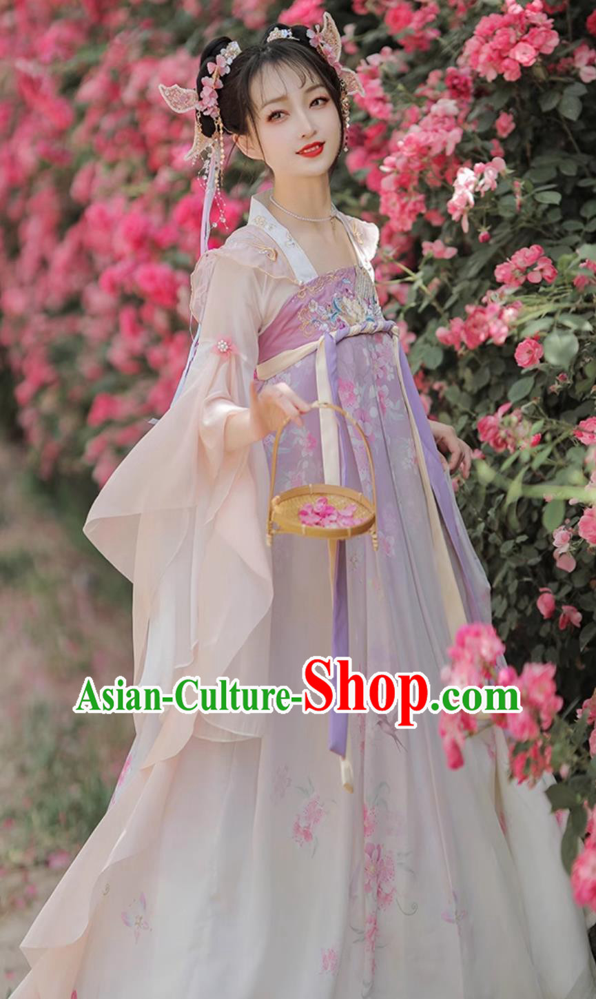 Chinese Woman Hanfu Dresses Ancient Palace Princess Costumes Traditional Fairy Clothing