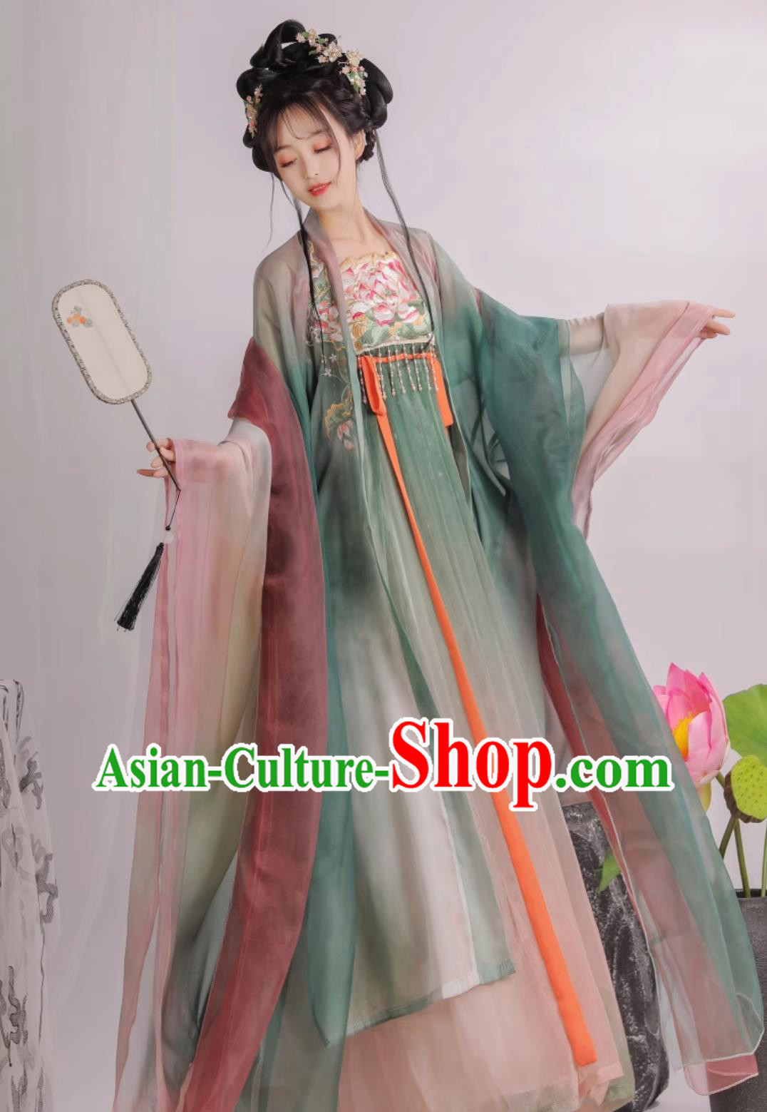 China Ancient Palace Princess Costumes Chinese Traditional Clothing Tang Dynasty Woman Hanfu Dresses