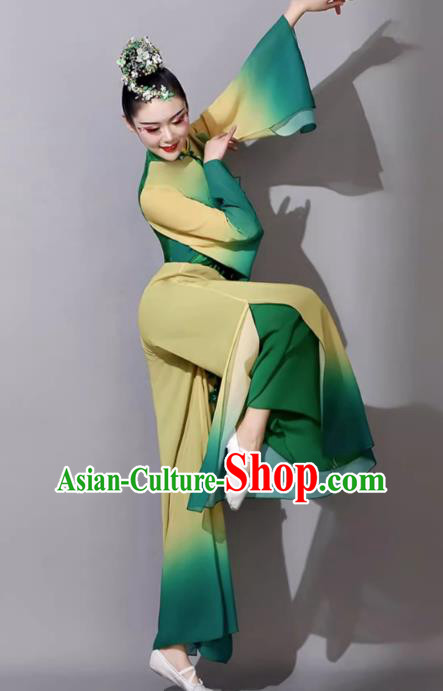 Yangge Dance Performance Costume For Women Chinese Jiaozhou Yangge Fan Dance Costume