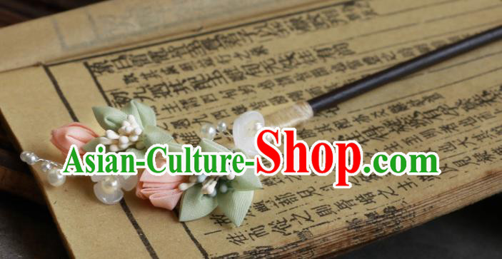 China Ancient Song Dynasty Young Lady Headpiece Retro Qipao Hairpin Hanfu Hair Jewelry