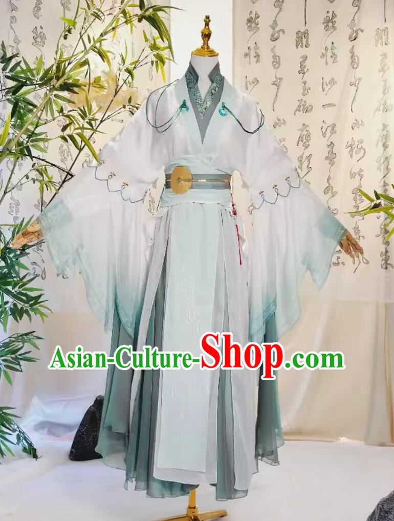 Comic Heaven Official Blessing Shi Qing Xuan Feng Shi Female Outfit Ancient Chinese Swordswoman Costumes