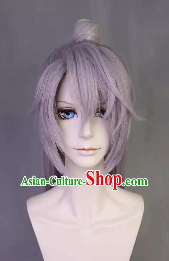Code Name Yuan Cosplay Yuan Ji Wig Half Bun Hairstyle Hairpiece Ancient China Young Hero Headwear