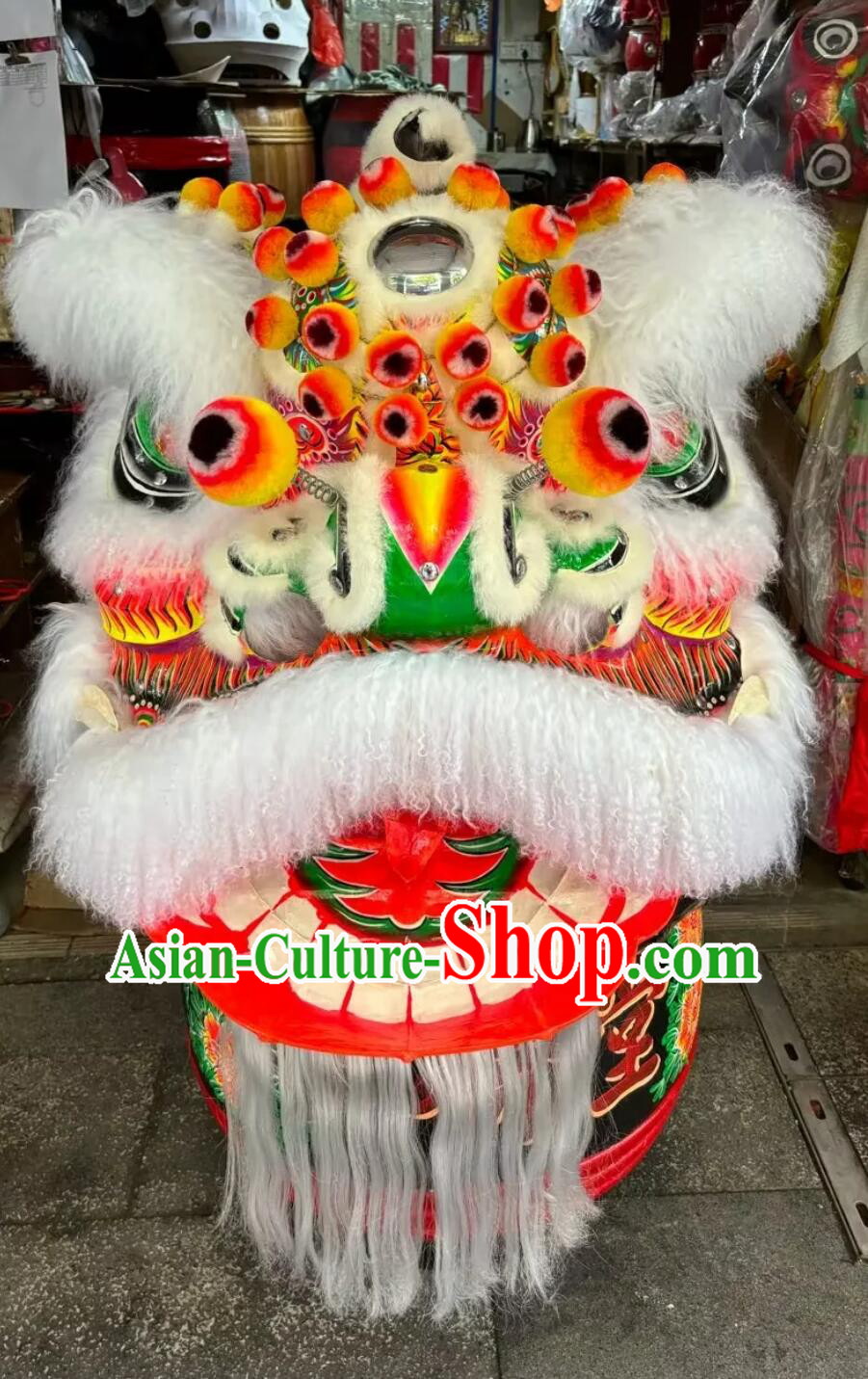 Chinese Lion Dance Equipment China Dancing Lion Online Buy Traditional Handmade Liu Bei Lion Costume Complete Set