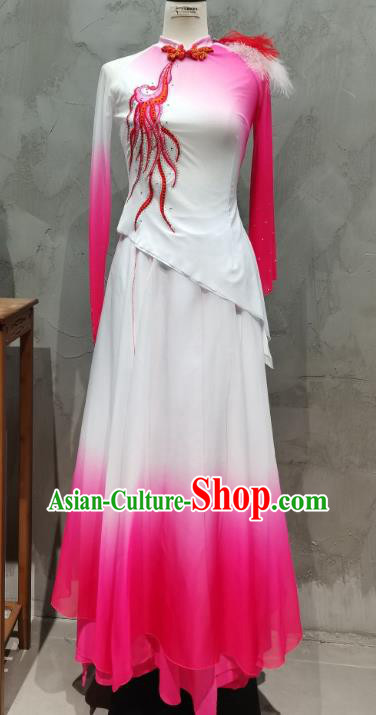 Chinese Classical Dance Clothing Top Stage Performance Woman Dress Umbrella Dance Costume