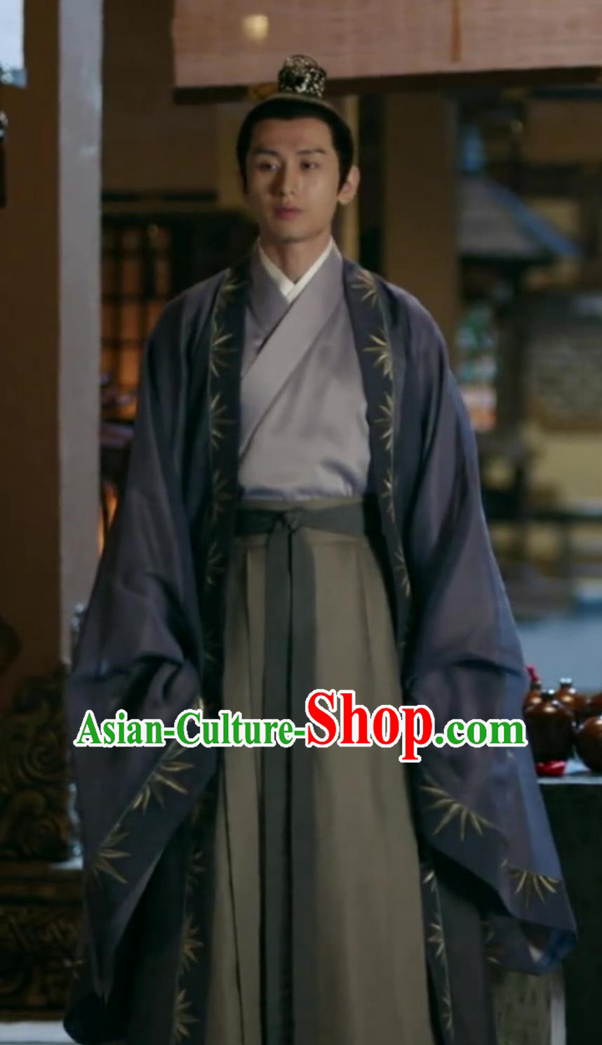 TV Series The Promise of Chang An Prince Xiao Cheng Xu Garment Ancient China Hanfu Chinese Traditional Young Man Clothing