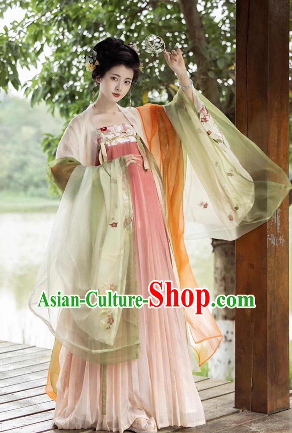 China Tang Dynasty Court Woman Dress Ancient Empress Clothing Traditional Hanfu