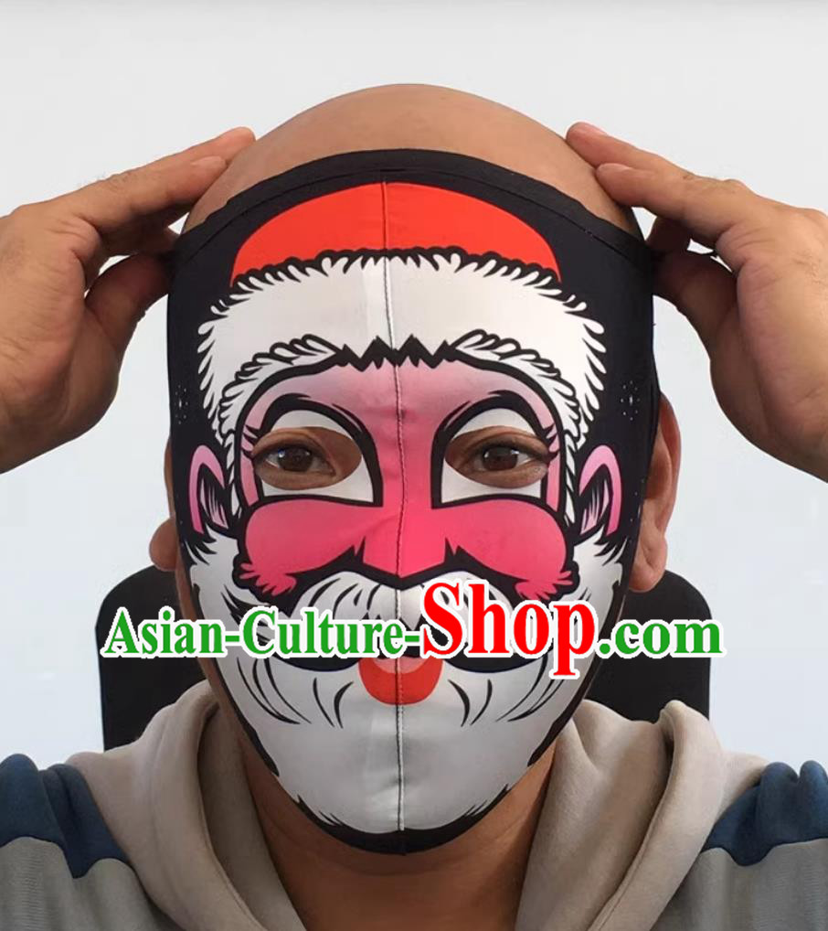 China Bian Lian Mask Sichuan Opera Face Changing Prop Stage Magic Performance Hand Painted Face Mask
