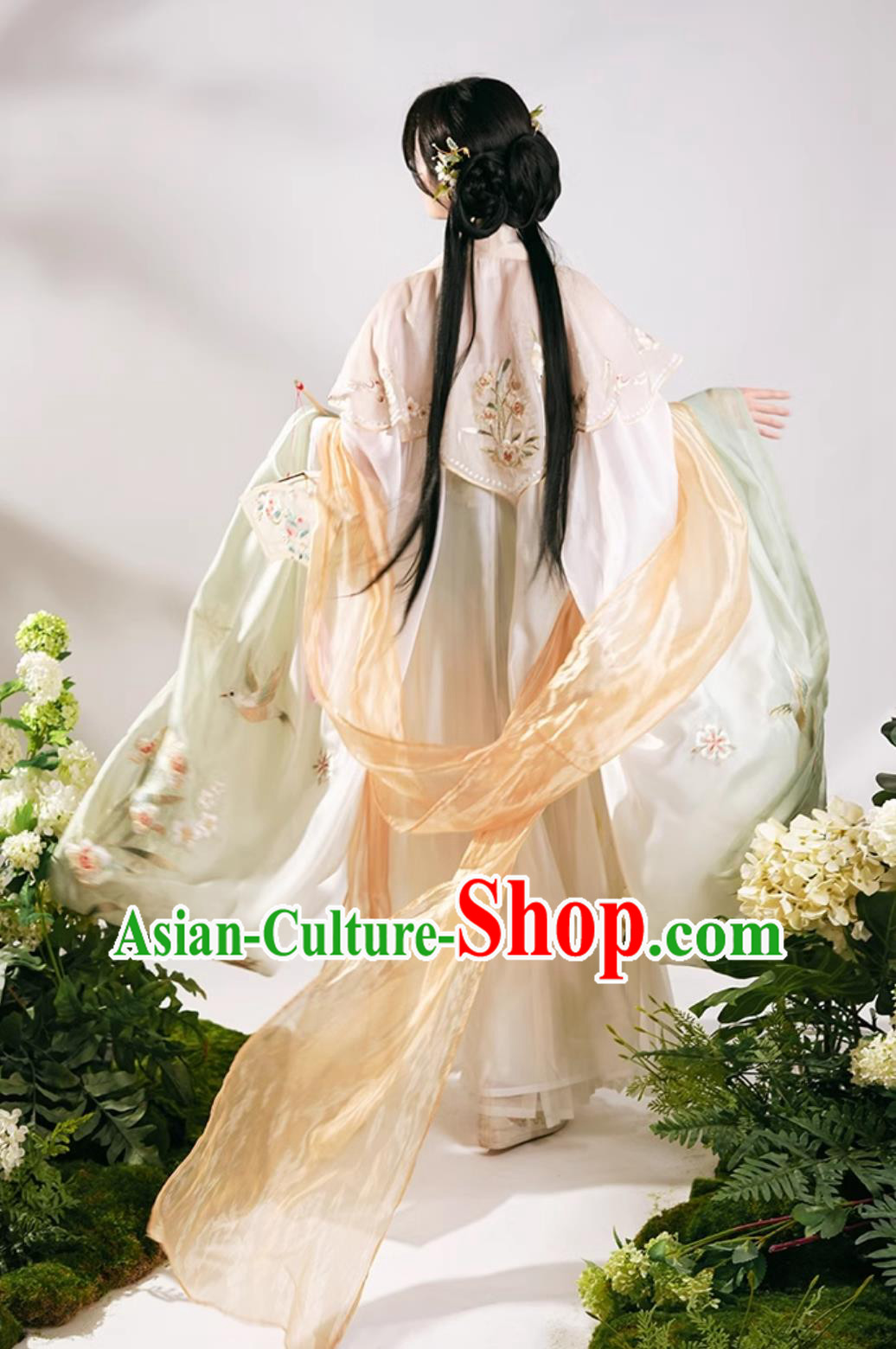 China Traditional Hanfu Dress Song Dynasty Woman Clothing Ancient Young Lady Costumes