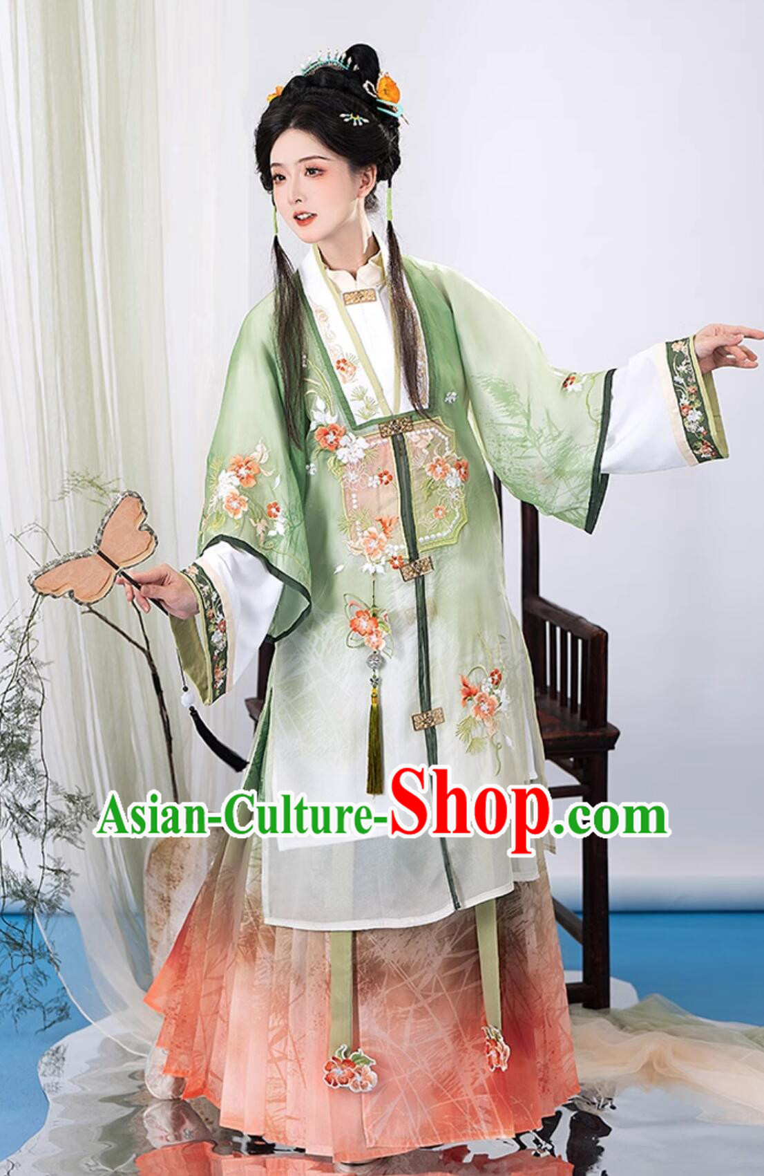 Chinese Traditional Female Hanfu Ancient China Noble Lady Costume Ming Dynasty Princess Clothing