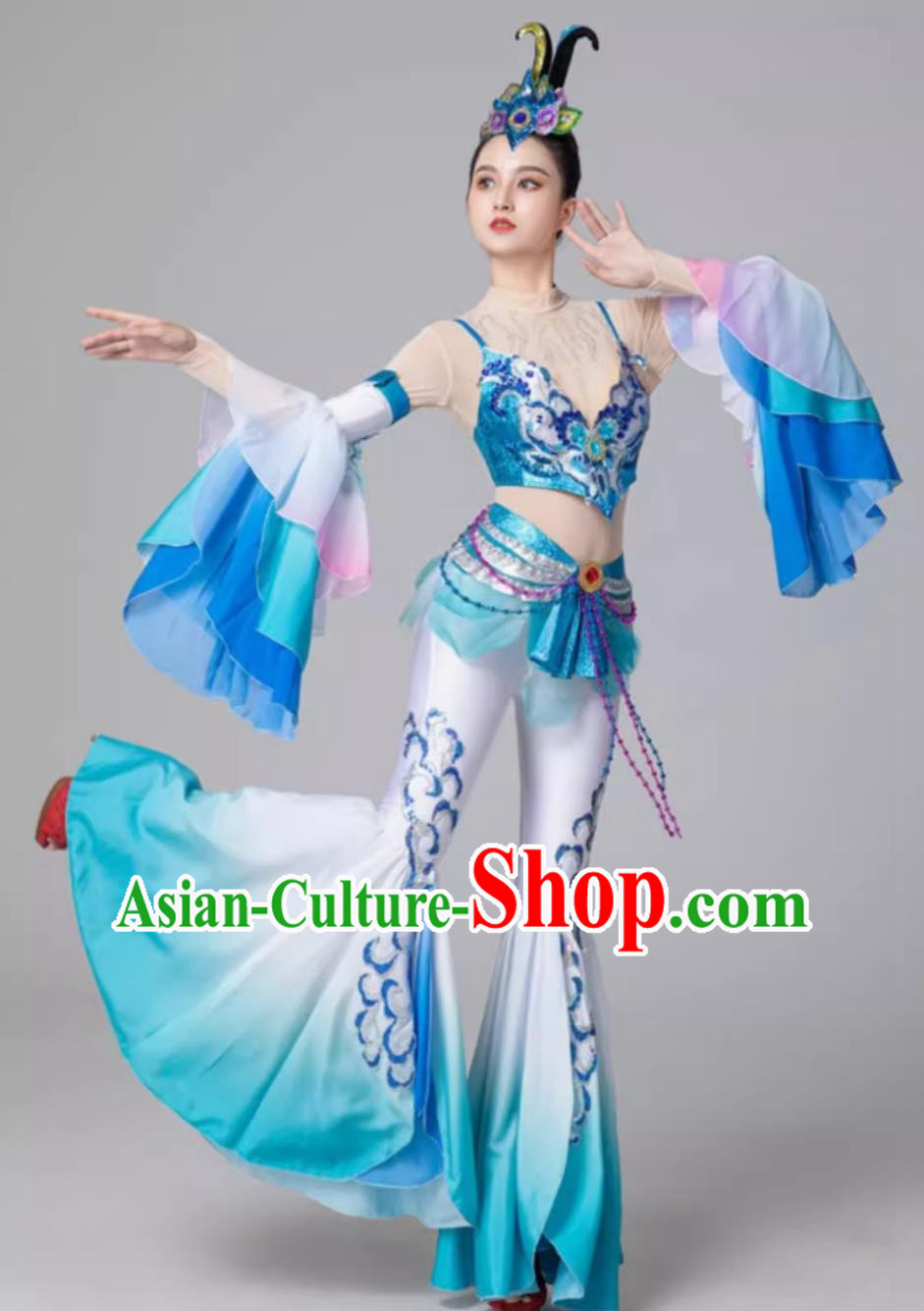 Ancient Chinese Super Immortal Classical Dance Dress Dunhuang Feitian Dance Costume Exotic Performance Clothing