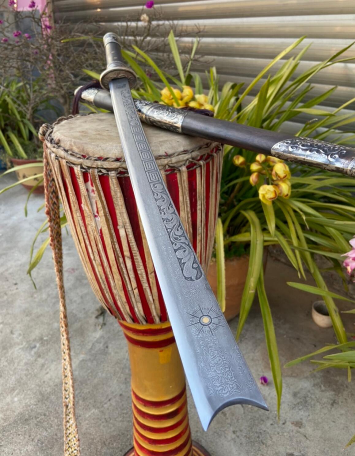 Handmade Ancient Sword Chinese Film Moon Sword China Longquan Sword