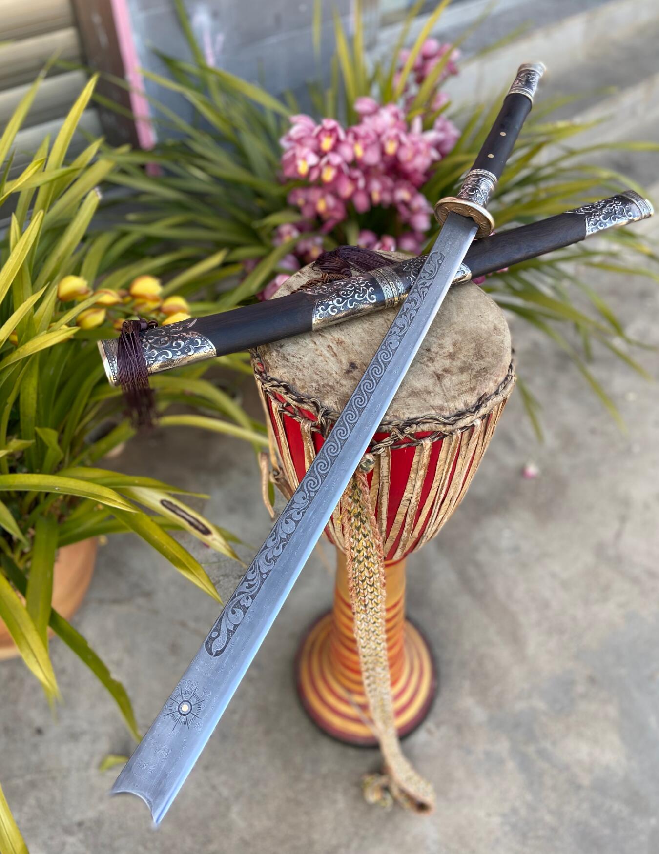 Handmade Ancient Sword Chinese Film Moon Sword China Longquan Sword