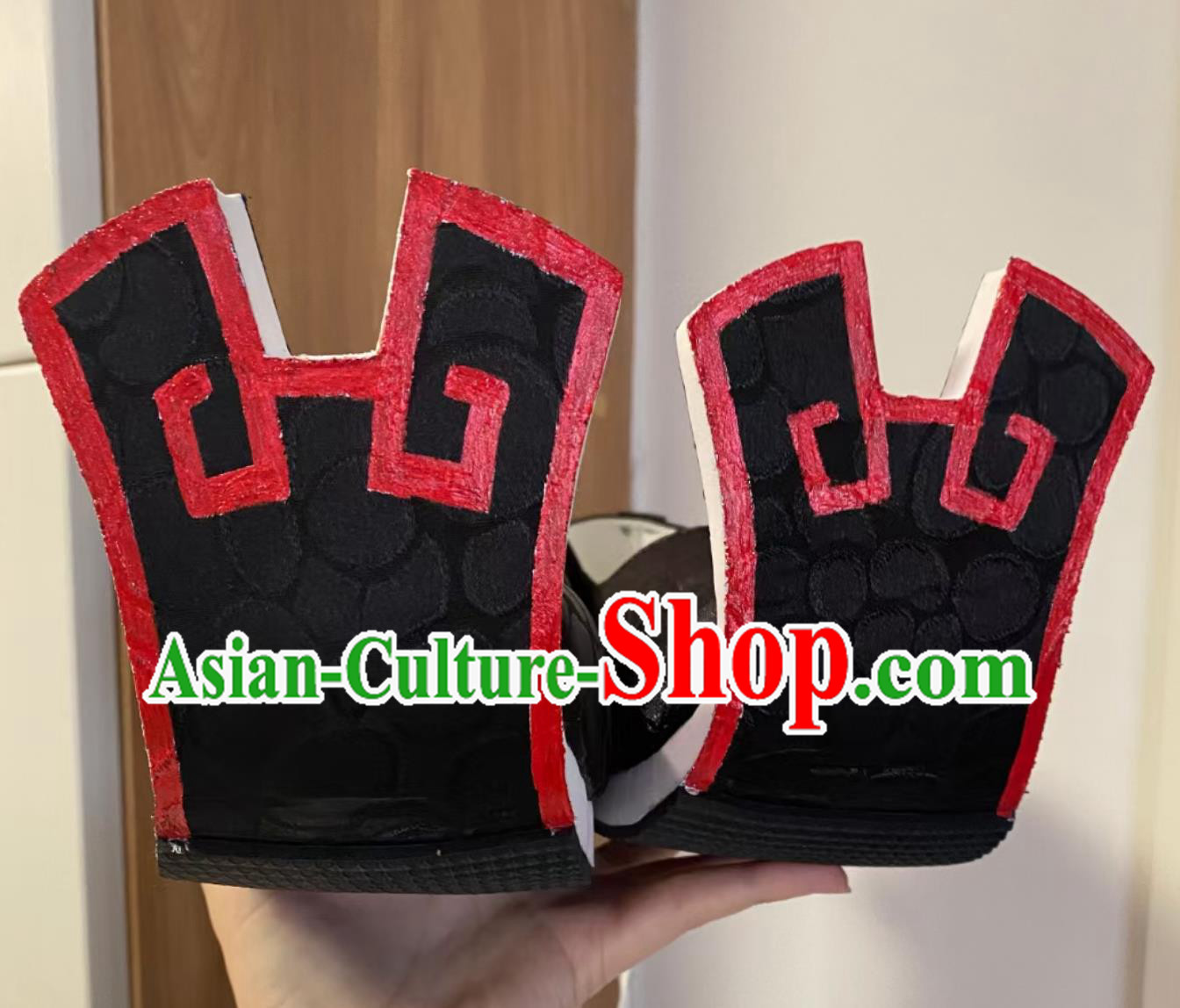 Handmade China Dengyun Shoes Traditional Hanfu Shoes Ancient Chinese God Black Shoes