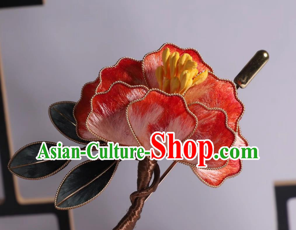 Handmade Chinese Silk Peony Corsage China Cheongsam Brooch Traditional Hanfu Jewelry