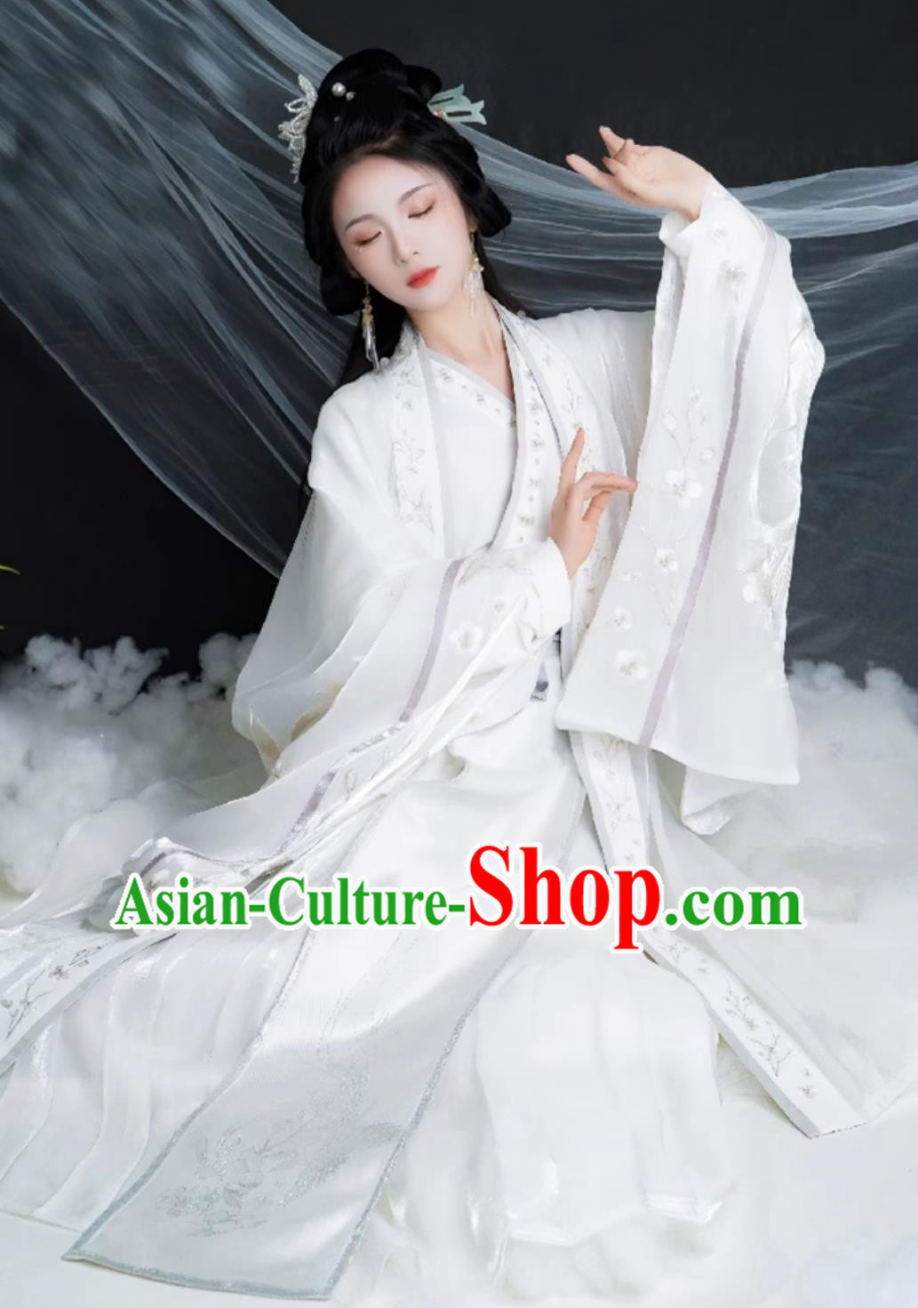 Traditional Court Woman Hanfu Chinese Song Dynasty Princess Costume Ancient China Clothing