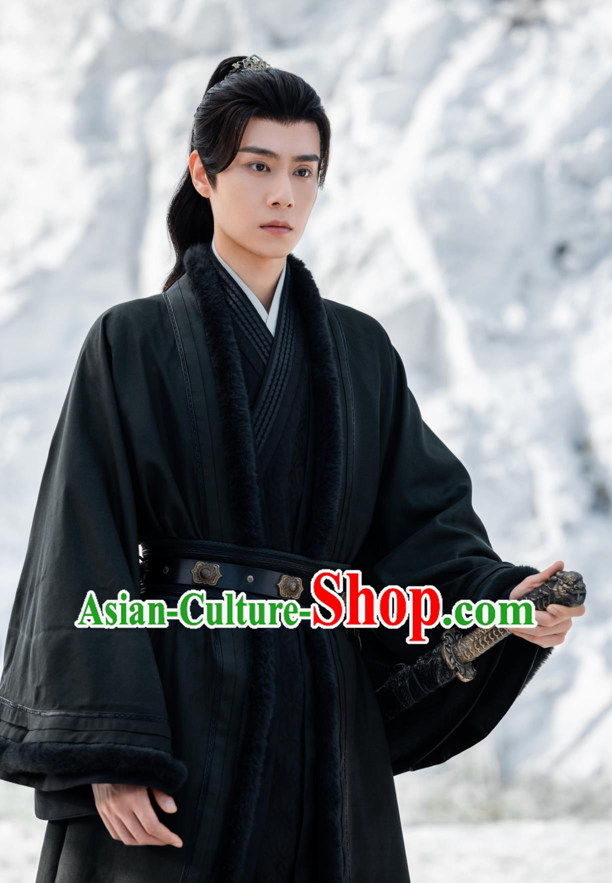 TV Series Blossoms in Adversity Royal Prince Gu Yanxi Costume Ancient China Swordsman Clothing