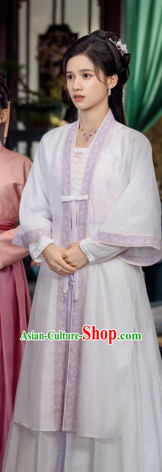 Ancient China Noble Lady Clothing TV Series Blossoms in Adversity Hua Zhi Costume