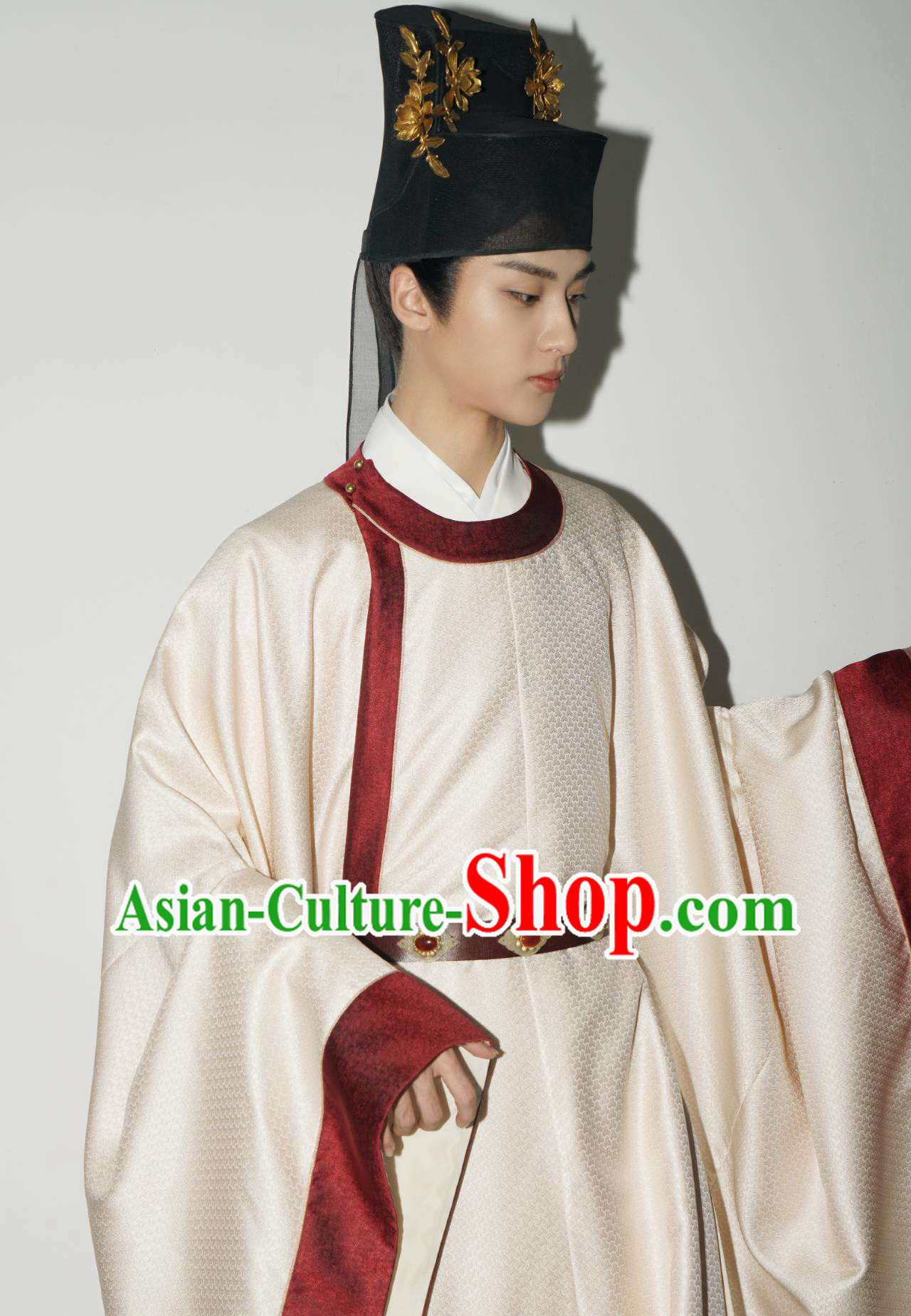 Ancient China Scholar Clothing Traditional Song Dynasty Male Hanfu Chinese TV Series Blossoms in Adversity Young Childe Shen Huan Costume