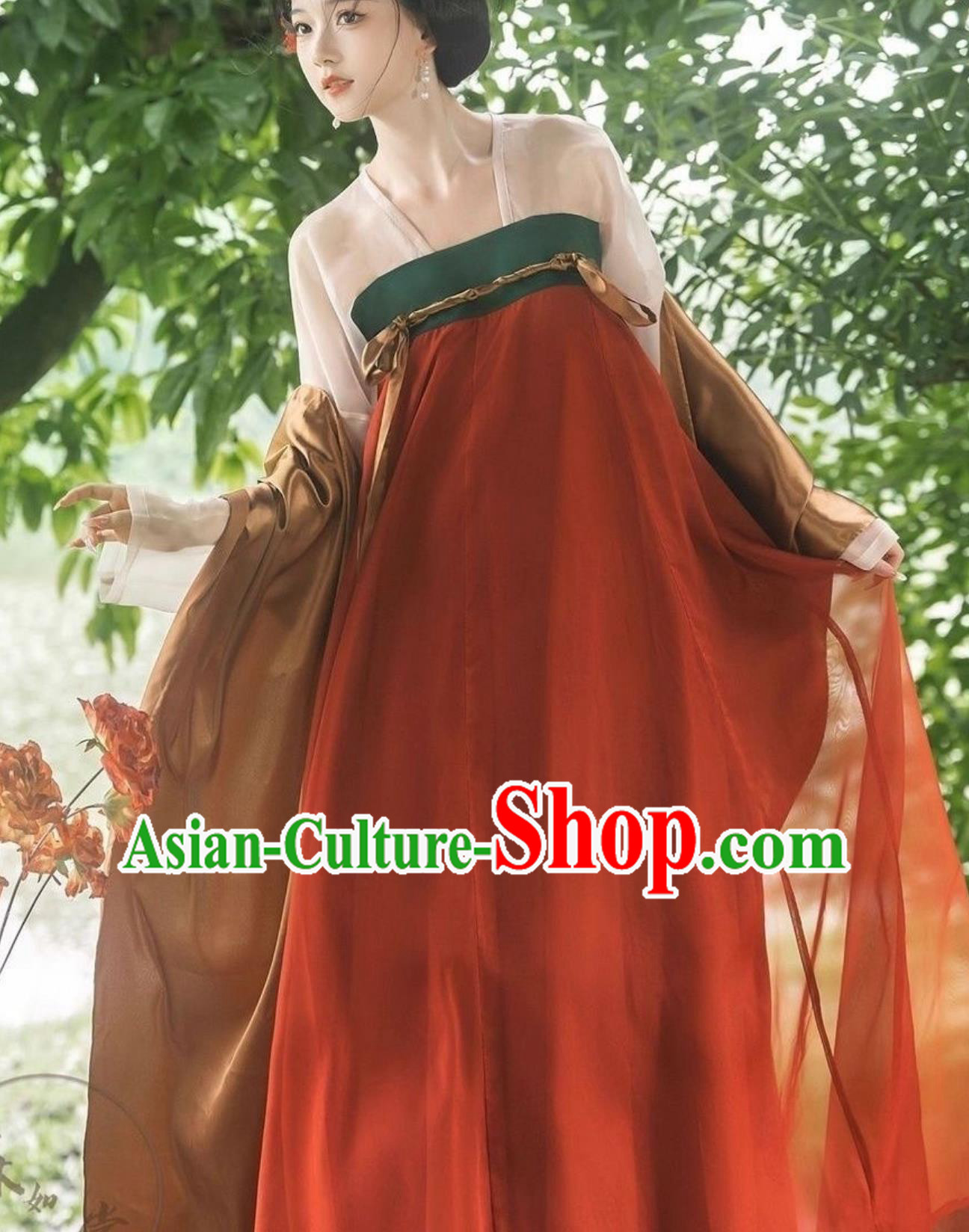 Ancient China Empress Clothing Traditional Hanfu Chinese Tang Dynasty Magnificent Concubine Yang Dress