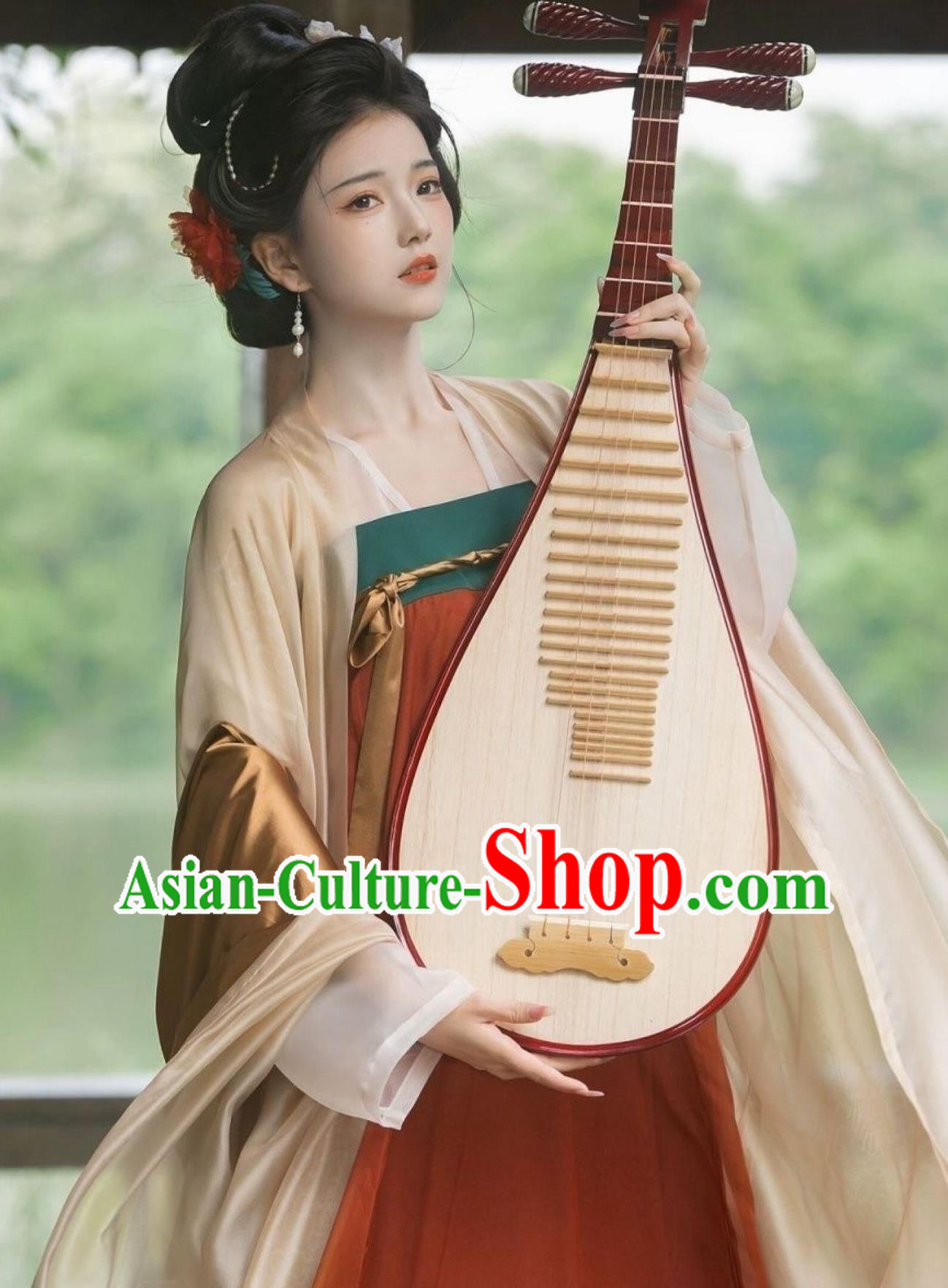 Ancient China Empress Clothing Traditional Hanfu Chinese Tang Dynasty Magnificent Concubine Yang Dress