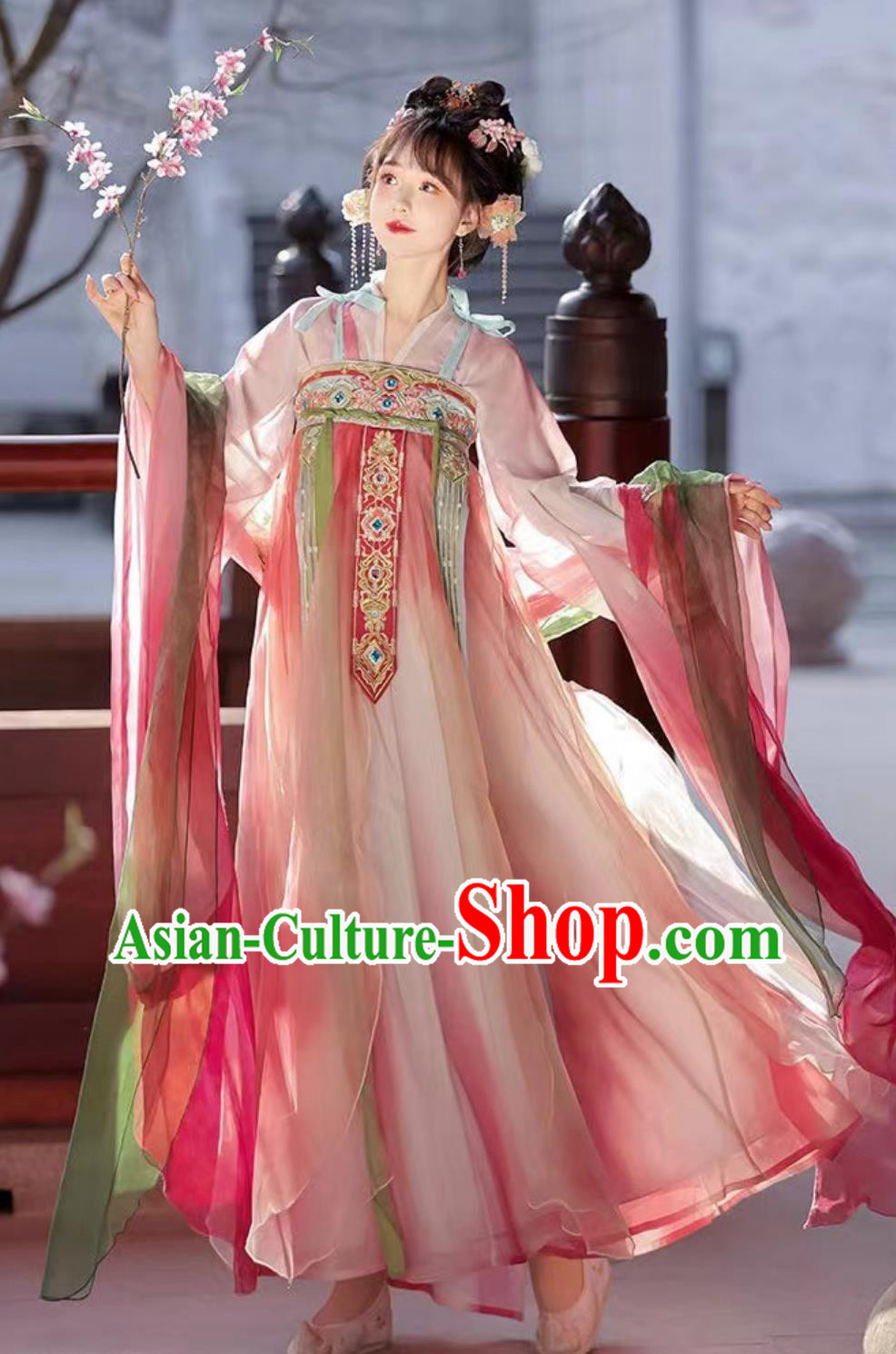 Ancient China Royal Princess Clothing Traditional Hanfu Ruqun Chinese Tang Dynasty Court Lady Dress